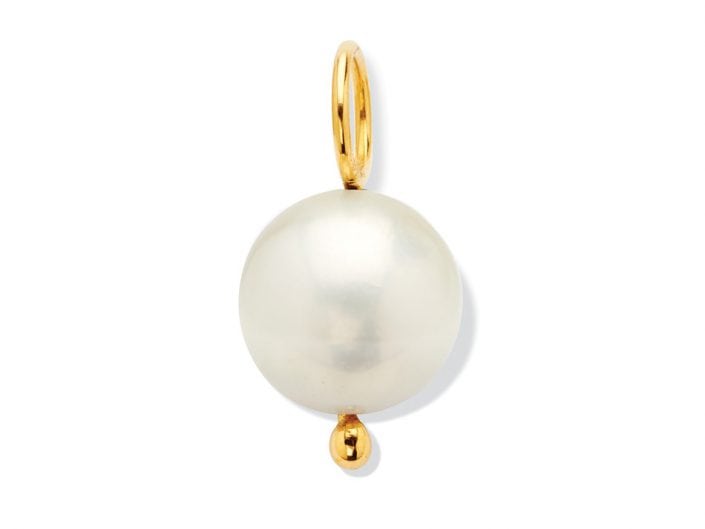 Pearl Charm available with Freshwater and Tahitian Pearls in either Gold or Sterling Silver.