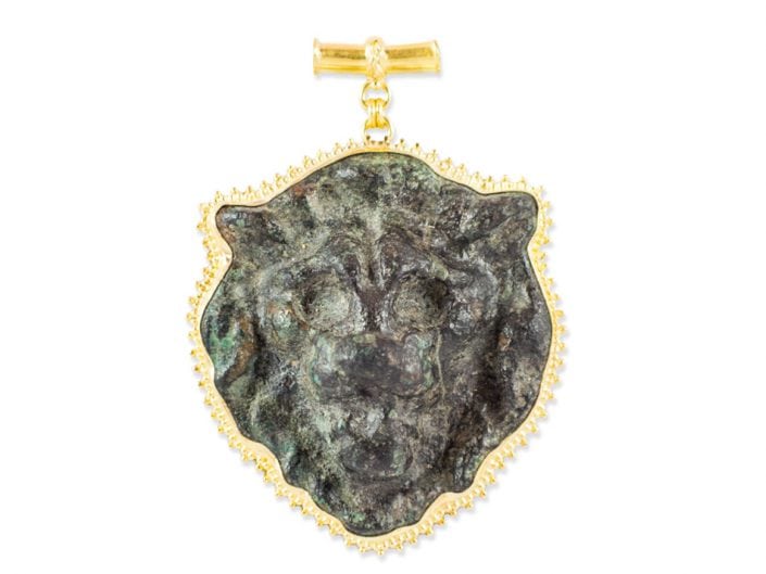 Ancient Roman Lion Pendant